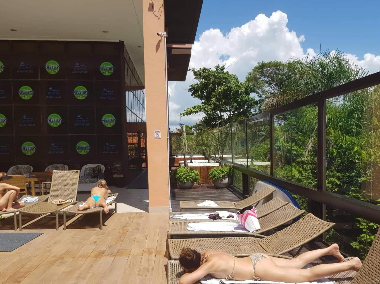 Apto Pes Na Areia Em Hotel Jurere Beach Jurere Internacional Florianópolis 외부 사진