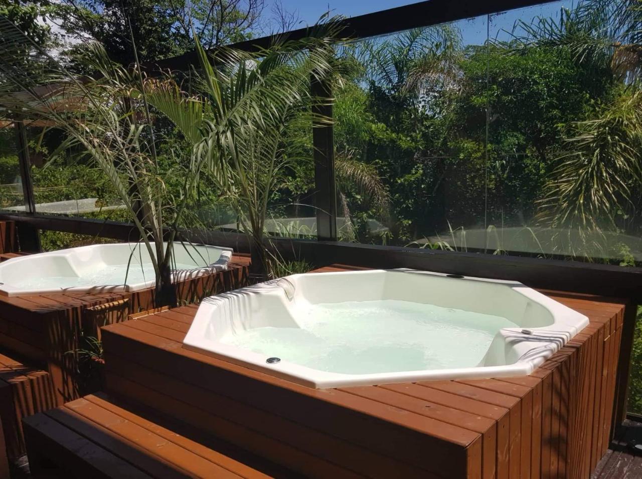 Apto Pes Na Areia Em Hotel Jurere Beach Jurere Internacional Florianópolis 외부 사진